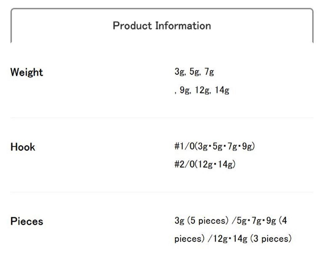 DUO Jig Head BR Head Zinc Size 2/0 8 Grams 3 Pcs (0695)