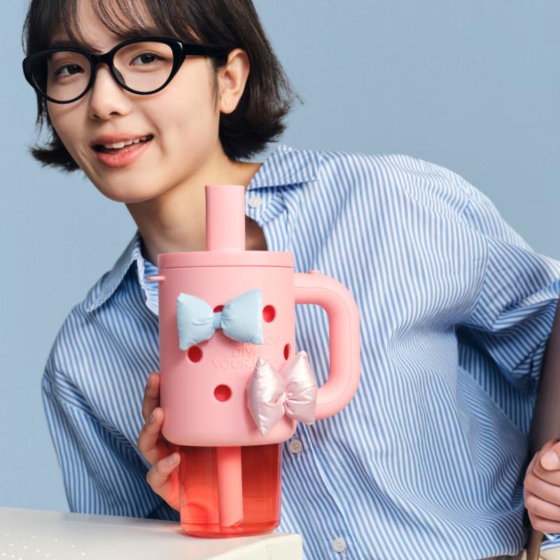 HOLOHOLO Jumbo Straw Water Cup