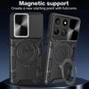 Armor Holder Funda for Honor X7C Case Slide Camera Lens Magnetic Ring Stand Cover for Honor X7C 4G Shockproof Capa