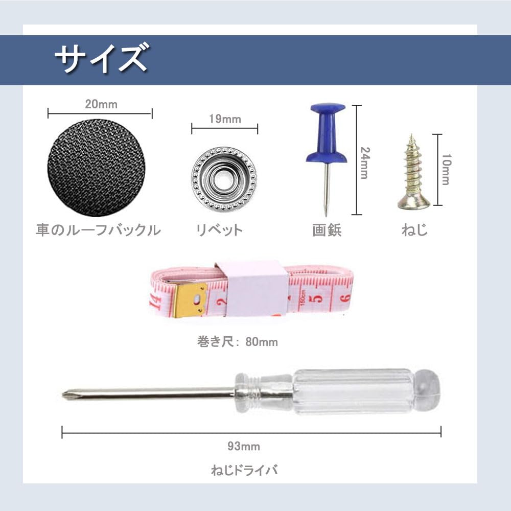 Car Ceiling Repair Kit 60 Pcs Car Ceiling Repair Rivets Headliner Repair Buttons Retainer