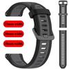 Bracelet en Silicone 18/20/22mm pour Garmin Forerunner 570 970 165 55 265 965/Active 6-5 Bracelet Doux Respirant pour Garmin Venu 4/3