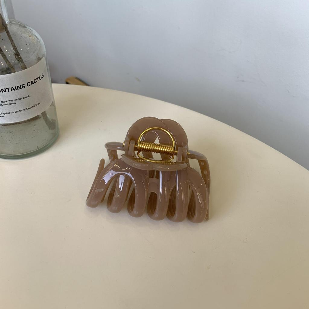 Large Super Grip Pumpkin Claw Clip for Thick Hair - Shark Style Updo Hair Clip 2025