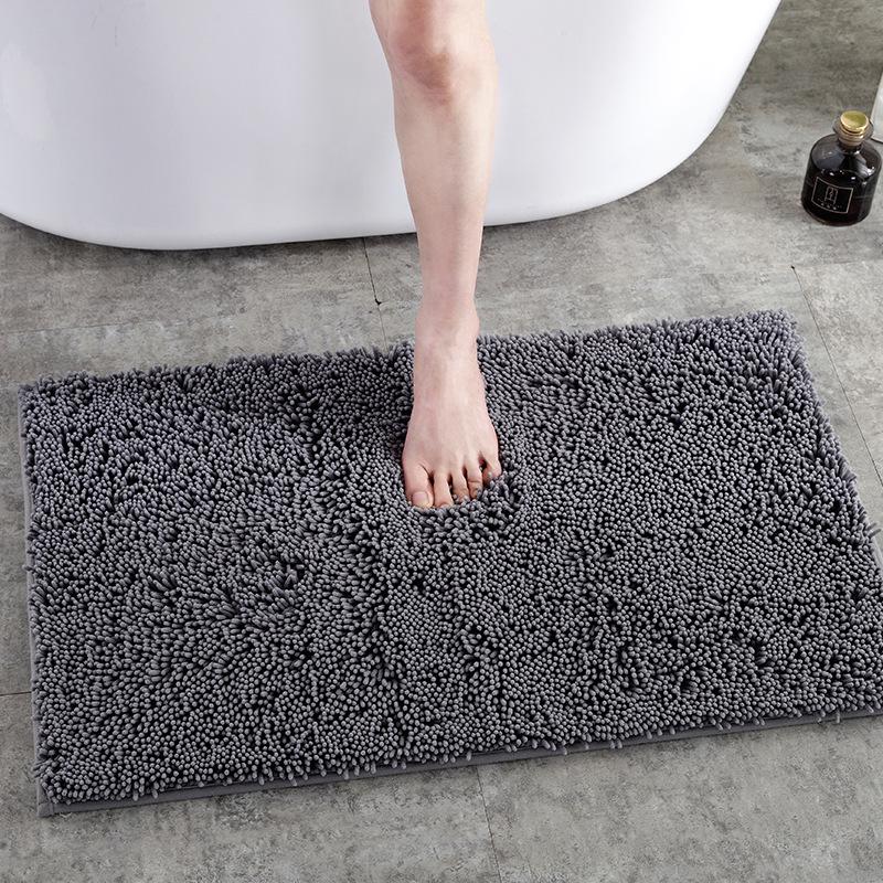 Hot-Selling Chenille Water-Absorbing Anti-Slip Mat for Bedroom, Entrance, and Bathroom