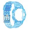 2in1 Strap For Samsung Galaxy Watch FE 6 5 4 40MM Smart Wristband 20mm WatchBand Silicone Bracelet Belt Transparent Band&case