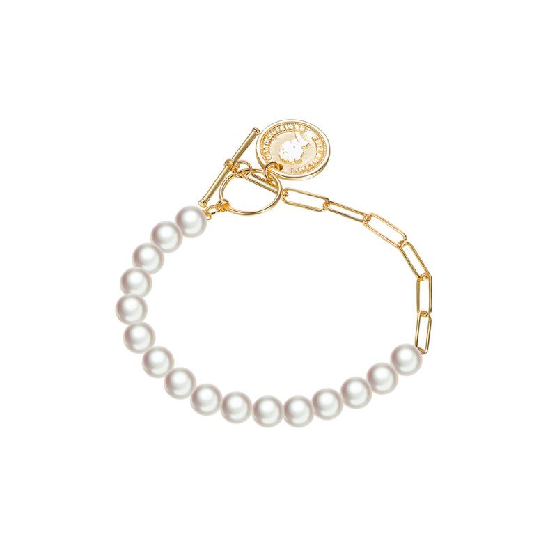 S925 Silver Freshwater Pearl Bracelet - Versatile Fashion for Women, Inspired by Japanese, Korean, and British Style 925 Silver