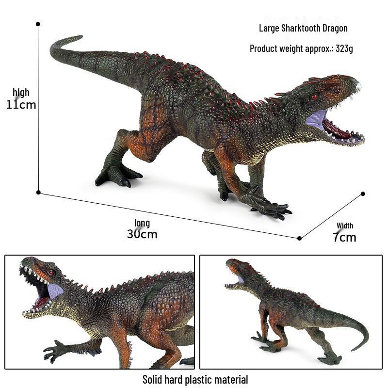 Children's Dinosaur Toy Set: King Kong, Tyrannosaurus Rex, Aurochs, Pachycephalosaurus, Spinosaurus, Therizinosaurus Model.