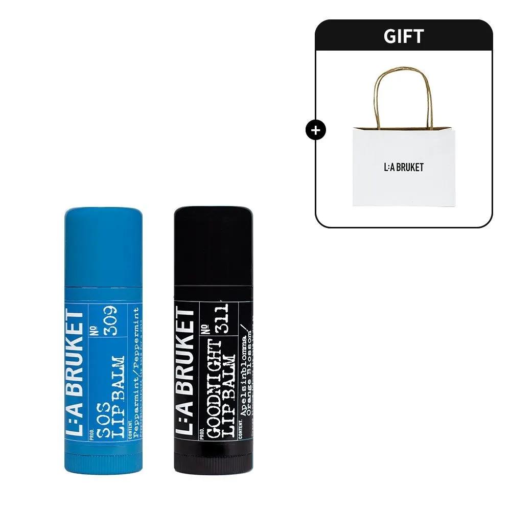 SOS & Goodnight Lip Balm Duo + Shopping Bag
