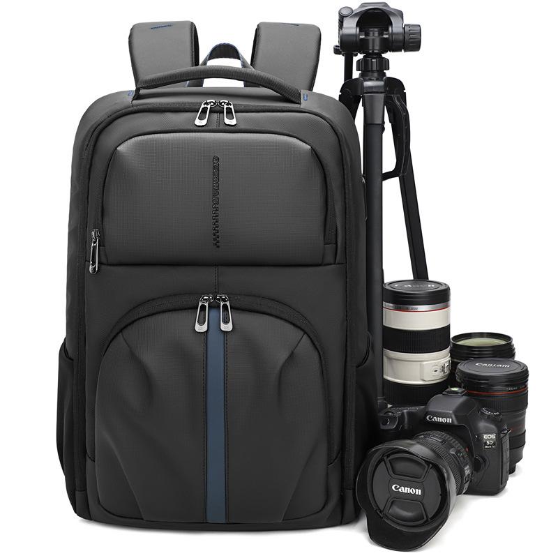 Seven-Color Cotton Shoulder Waterproof Camera Bag Large-Capacity Oxford Cloth Camera Bag Multi-Function Expansion Computer Backpack