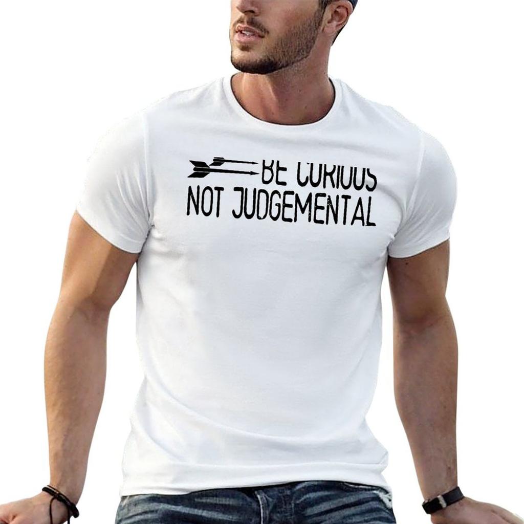 Be Curious Not JudgeUnisextal Football Ted Wise Quote For Football Masters And Players TShirt Cool Feeling Summer Tee Shirt
