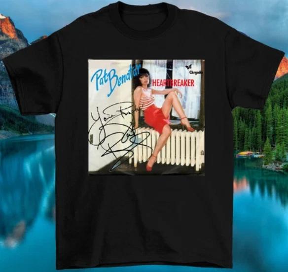 Pat benatar Signature T Shirt Black Size S-5XL M