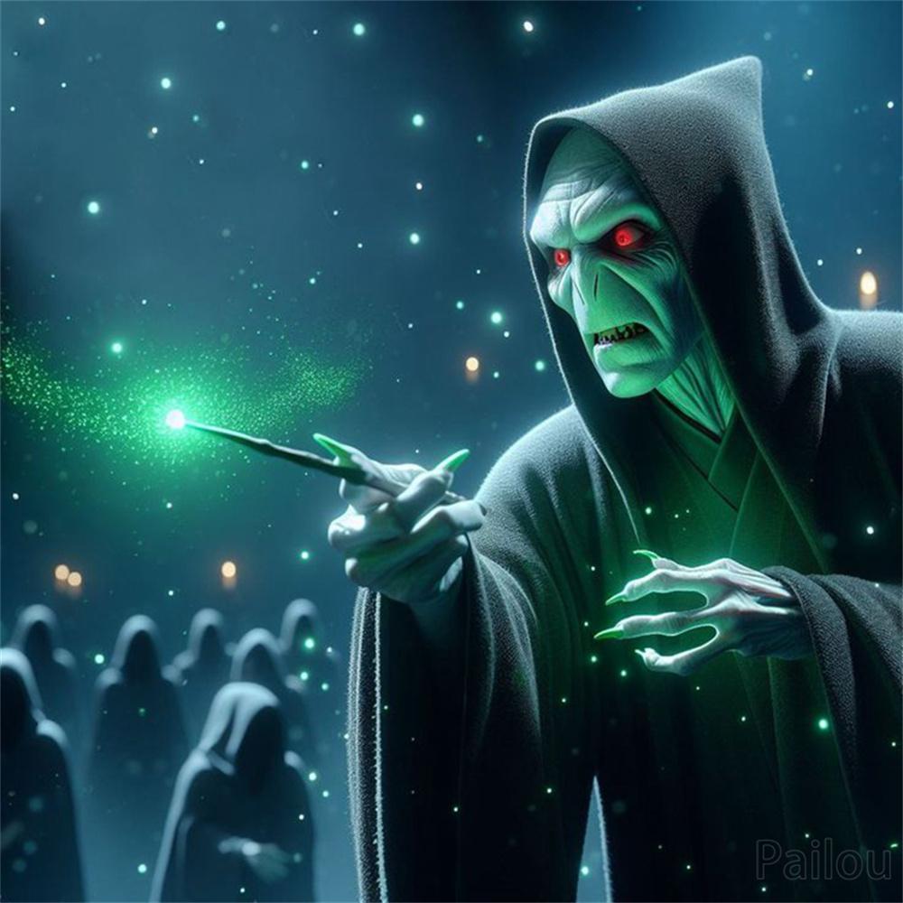 Halloween Dobby Elf Lord Voldemort 5D DIY Diamantmalerei Kunst Fantasy Severus Snape Magische Welt Kreuzstich Mosaik Heimdekoration