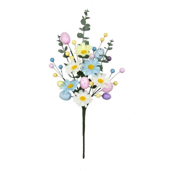 Easter Egg Stems Spring Artificial Floral Picks Simulated Foam Egg Branch for Home Vase Filler Table Centerpiece