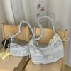 Borsa a mano da donna con fiocco e pieghe, borsa da spalla