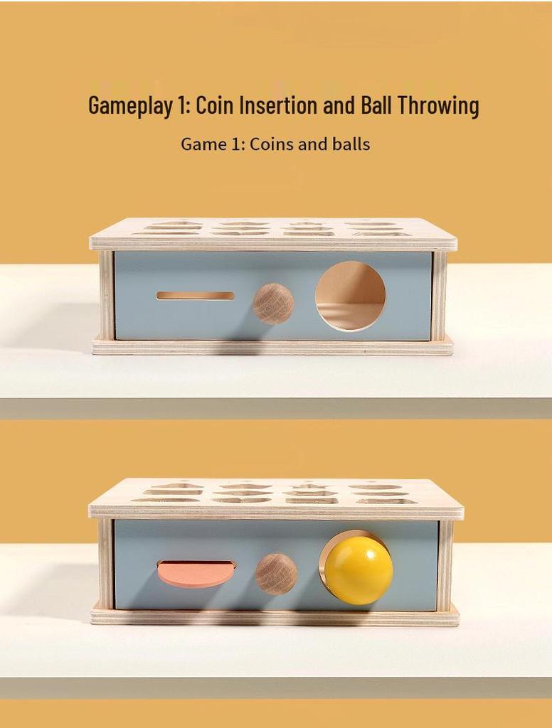 Montessori Educational Toy: Multifunctional Shape & Bead Recognition Set