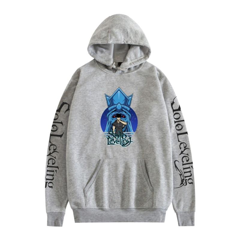 Anime Solo Leveling Sung Jin Woo Graphic Printed Hooded Men Women Manga Hoodies Loose Casual Sweatshirt Harajuku Pullover