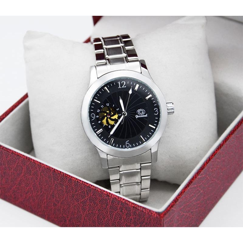 GUCAMEL Fashion Ceas Mecanic Bărbați Ceas Mecanic Perforat Ceas Mecanic Bărbați