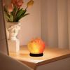 Himalaya-Salzlampe, LED-Nachtlicht mit Sockel, Kristallsalzsteinlampe, Nachttisch-Nachtlicht, Dekoration für Zuhause und Schlafzimmer