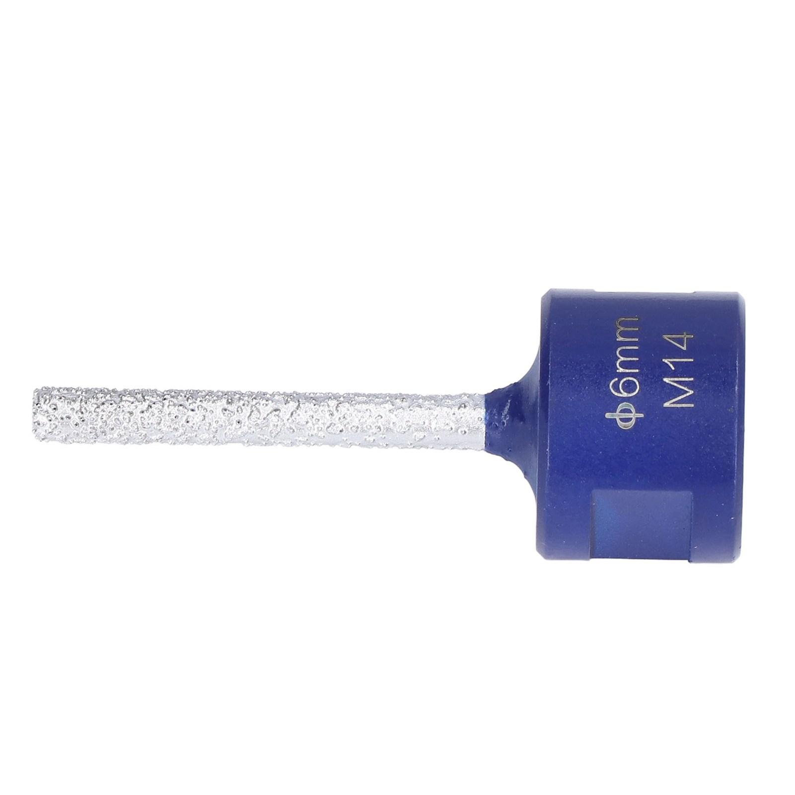 

Алмазная пальчиковая фреза вакуумной пайки сваркой фреза M14 резьба для фарфора твердой керамики 6мм