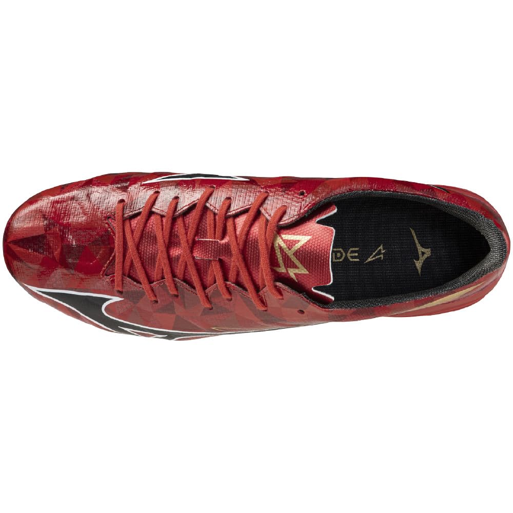 Mizuno Soccer Cleats Alpha 2 Alpha 2 PRO Club Football Wide Lightweight Rugby Ruby Red X White Cm 2E 27.5