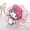 1pc My Melody Automatic Opening and Closing Umbrella - Lightweight 3-Fold Design, Suitable for Fans, Travel, Daily Use, Interesting Shape, Considerabl