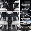 Solid Wood Floor Mats for 2022 Honda Odyssey Elysion 7-Seater, Fully Enclosed