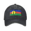Custom Fashion Cotton Flags Of New Caledonia Baseball Cap for Women Unisex Breathable Dad Hat Sun Protection