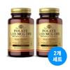Solgar Folate 800mcg, 100 Tablets X 2 Bottles, 2 Pieces