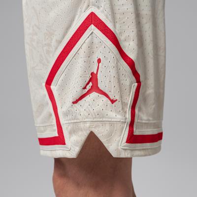 Jordan Casual Shorts Men's Ecru/Red Moderate