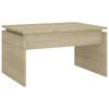 Vidaxl Couchtisch, Sonoma-Eiche, 68X50X38 Cm, Holzwerkstoff