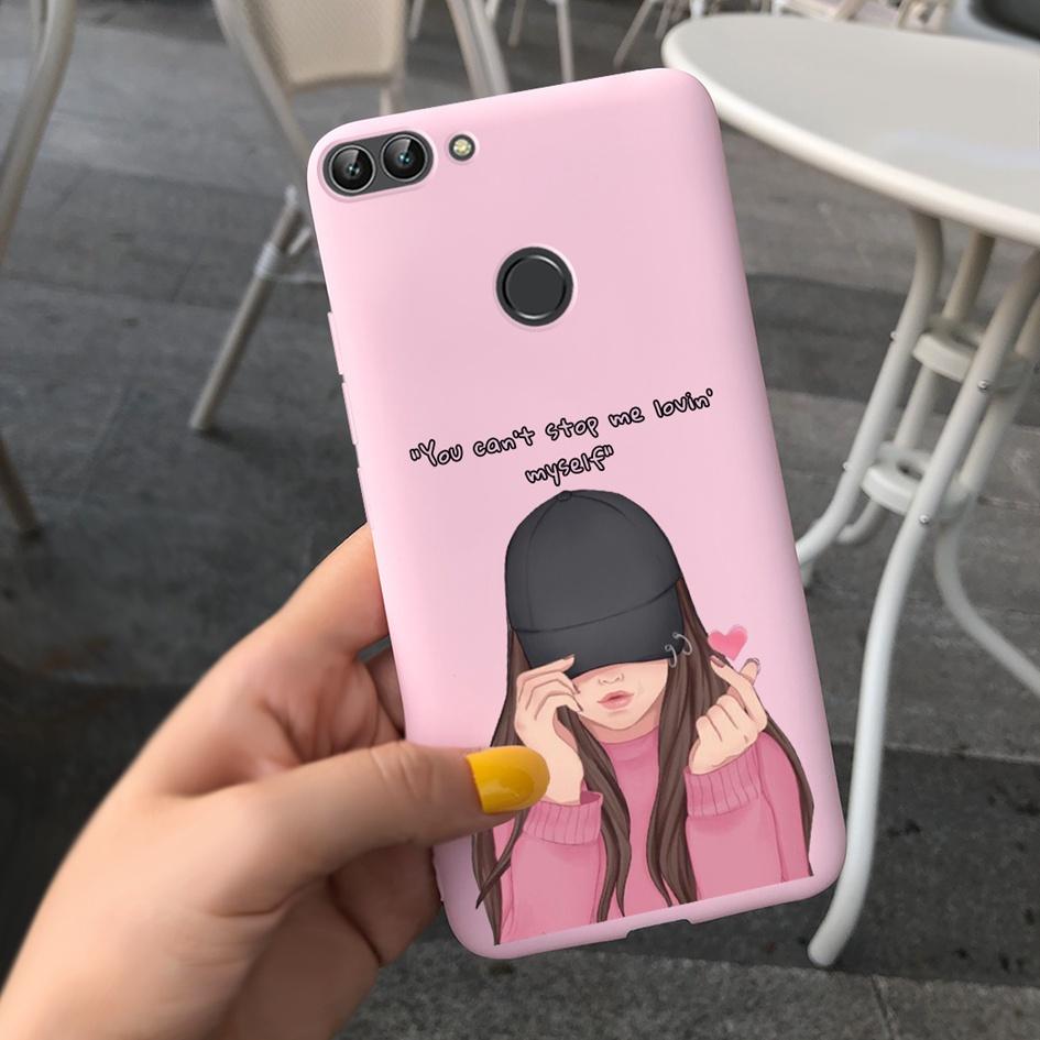 For Huawei P Smart Case For Huawei P Smart 2018 Daisy Flower Phone Case FIG-LX1 Soft Tpu Silicone Back Cover On PSmart 5.65" Bag