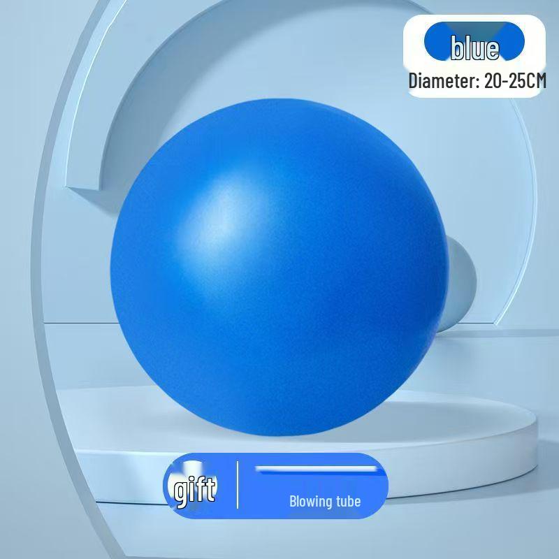 Thickened Anti-Burst PVC Yoga & Pilates Balance Ball with Wheat Straw синий