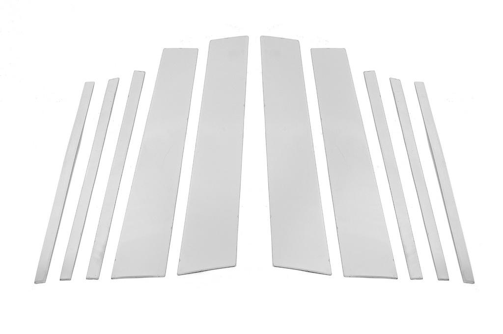 

Молдинги дверных стоек (10 шт, нерж.) для Volkswagen Tiguan 2016-2023 гг