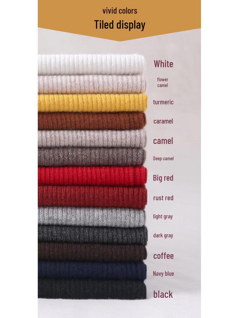 Unisex Winter Cashmere Snood: Windproof Scarf, Neck Warmer, and Mock Turtleneck for Cycling and Cold Weather Protection.