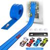 13.5 Ft Flexible Race Track For Kids, Race Car Ramp Track With Suction Cups And 2 Small Racecars