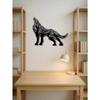 Gothic Wolf Metal Wall Art Black Animal Decor Spiritual Mystic Gothic Home Decor