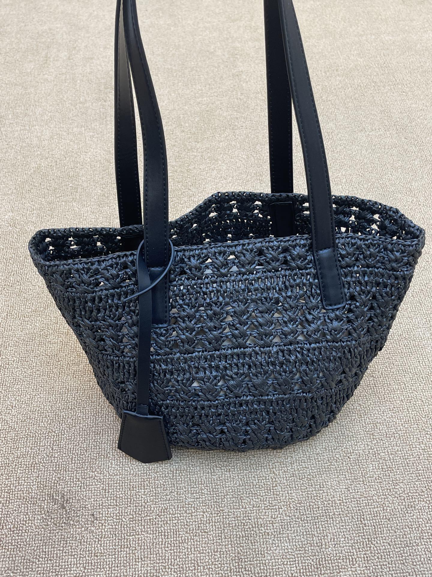 New foreign trade large-capacity bag women s summer woven straw bag shoulder commuting seaside vacation beach bag