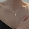 Geometric Zinc Zinc Alloy Pearl Necklace Irregular Shell Jewelry Women Clavicle Necklace Korean Style Pendant