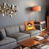 Dbz Goku Throw Pillow Cover Polyester Throw Pillow Cute Chibi Custom Pillowcover Home Decor
