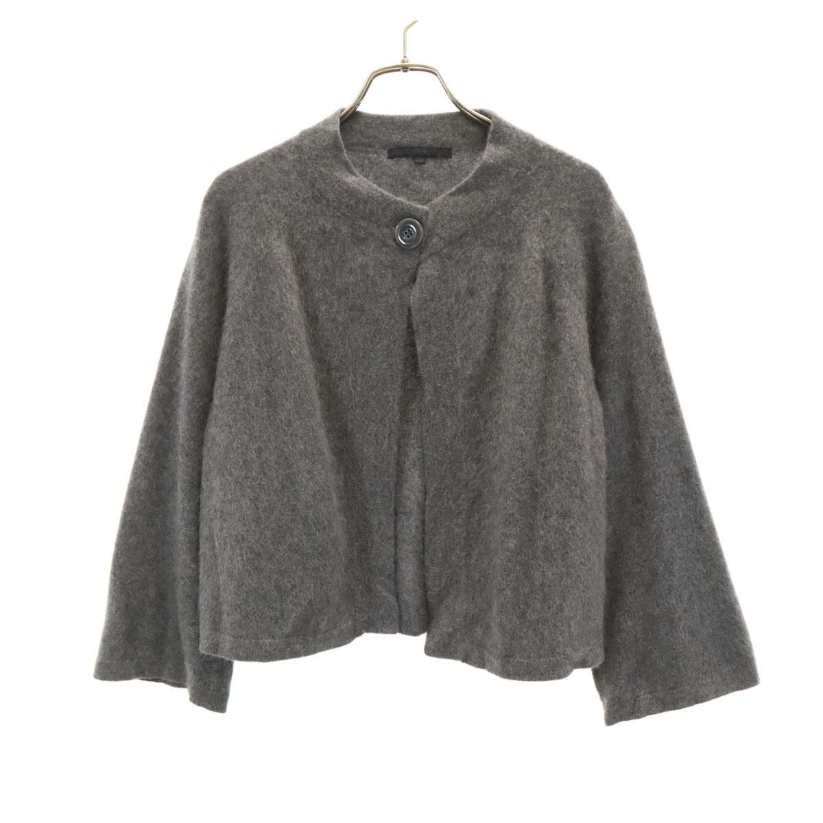 

ANAYI Cashmere 100% Long sleeve Short length knit cardigan 38 gray Women Used