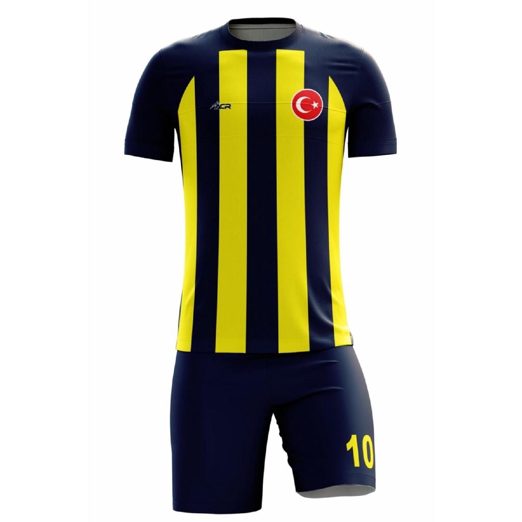 Football Jersey Classic Striped Model - Personalized Name And Number Printable Digital Printing Design