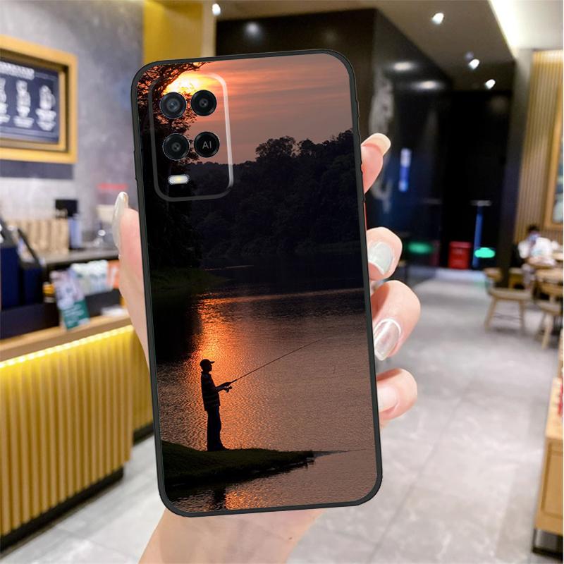 Fishing Rod Case For Oppo A96 A76 A16 A17 A18 A60 A80 A40 A38 A58 A78 A98 A94 A74 A54 A15 A57 A77 A5 Pro