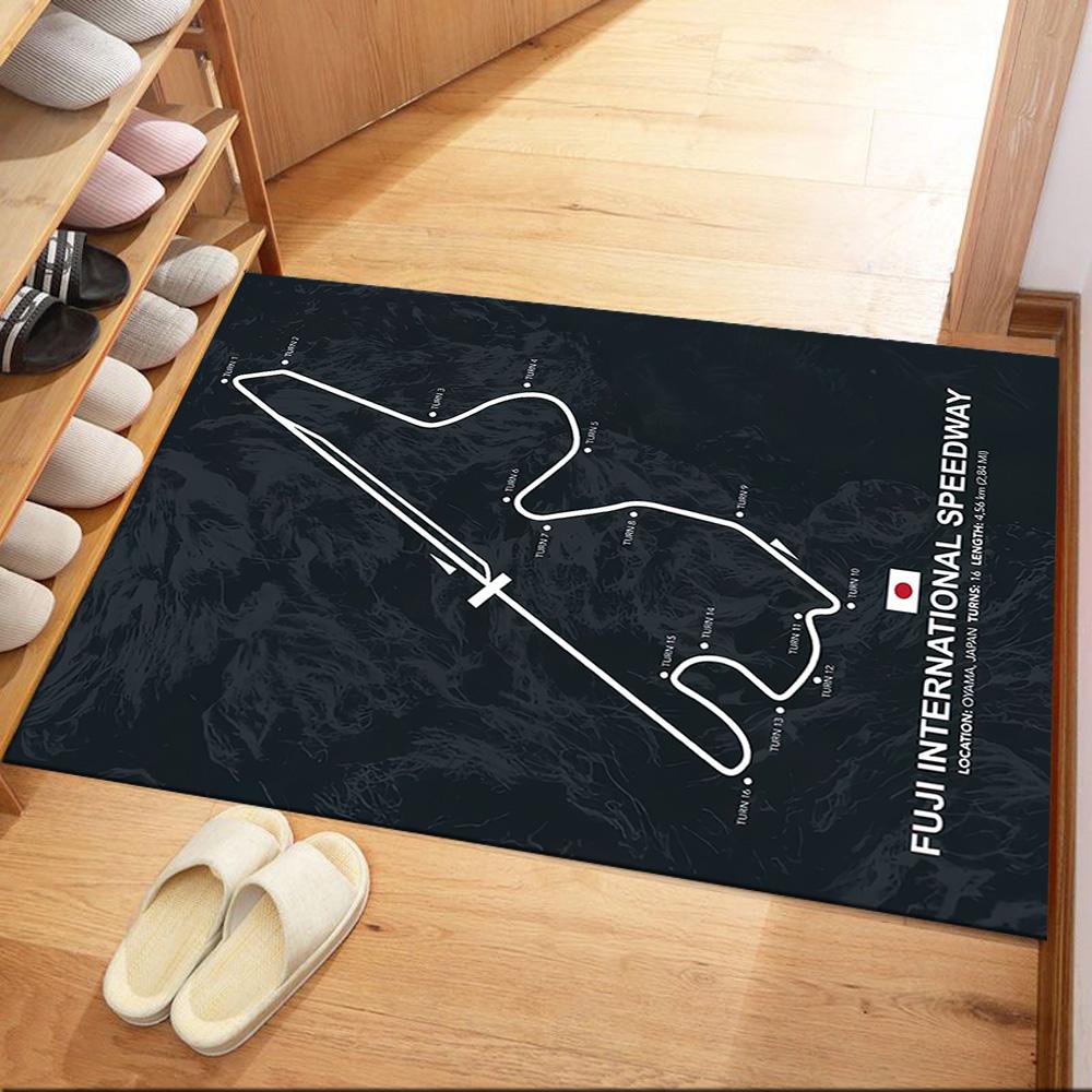 

Suzuka Circuit Track Map Square rugs are a great choice for living rooms, bedrooms, home décor, and as gifts. 40cmx60cm