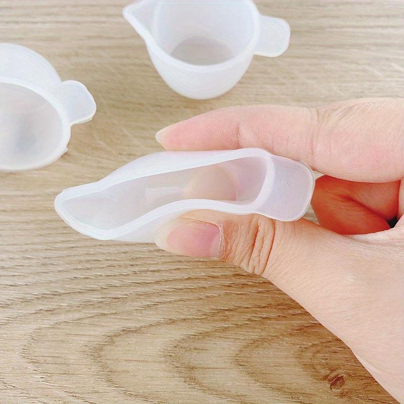 6pcs 25ML Reusable Epoxy Mixing Cup Silicone Mold Accessories Mix The Colors Resin Tool DIY Making
