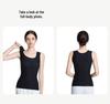 Women's Lifting Warm Vest: Slim Fit Sleeveless Base Layer with Heating, Chest Pads, and Abdomen Support for Autumn and Winter