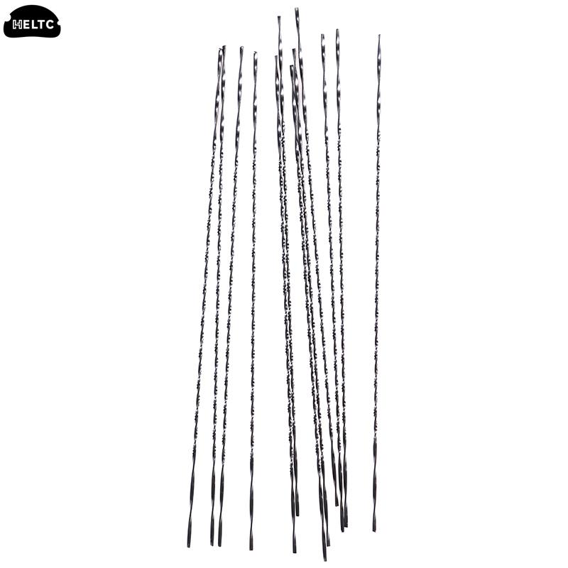12Pcs/lot Diamond Wire Saw Blade Cutter Jewelry Metal Cutting Jig Blades Woodworking Hand Craft Tools Scroll Spiral Teeth