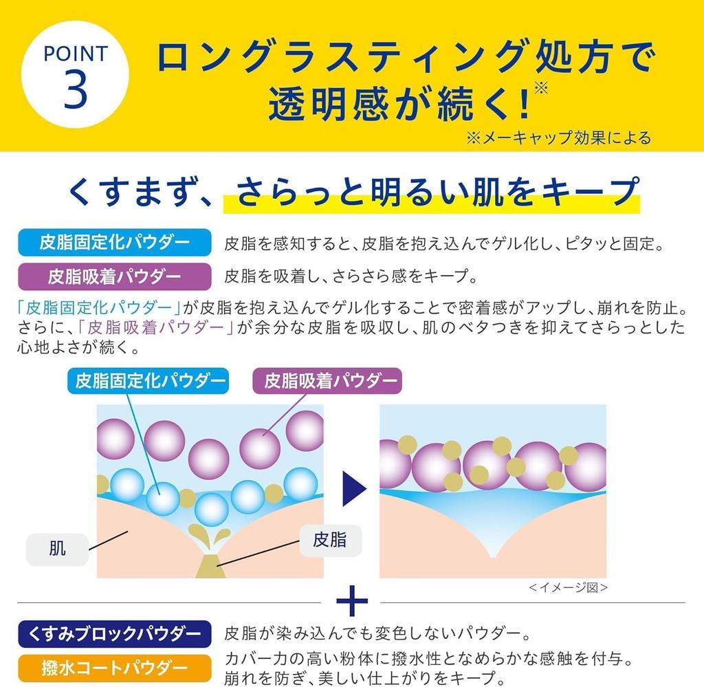 Transino Medicated UV Powder EX 11g with Sample Foundation Powder Makeup Base for Pore Even Skin Makeup Blemish [Quasi-drug] Blemishes, Care, Tone,