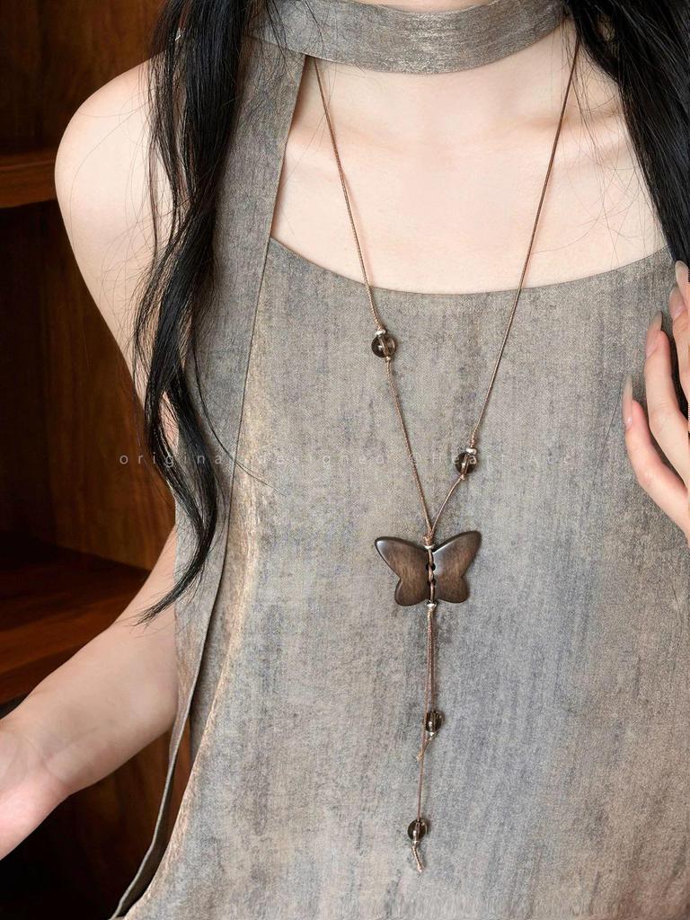 Mori Acorn-Style Ethnic Necklace: Handmade Woven Cotton & Linen Unisex Apparel Accessory