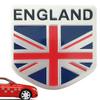 UK Car Emblem Sticker - England British Flag Metal Emblem Sticker, Union Jack UK