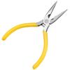 Compact Hand Tool Set: Mini Needle Nose, Diagonal, Curved Nose, Flat Nose, and Vise Pliers.