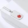 Military Medical Tag Necklace - International Nurses Day Stainless Steel Pendant Jewelry